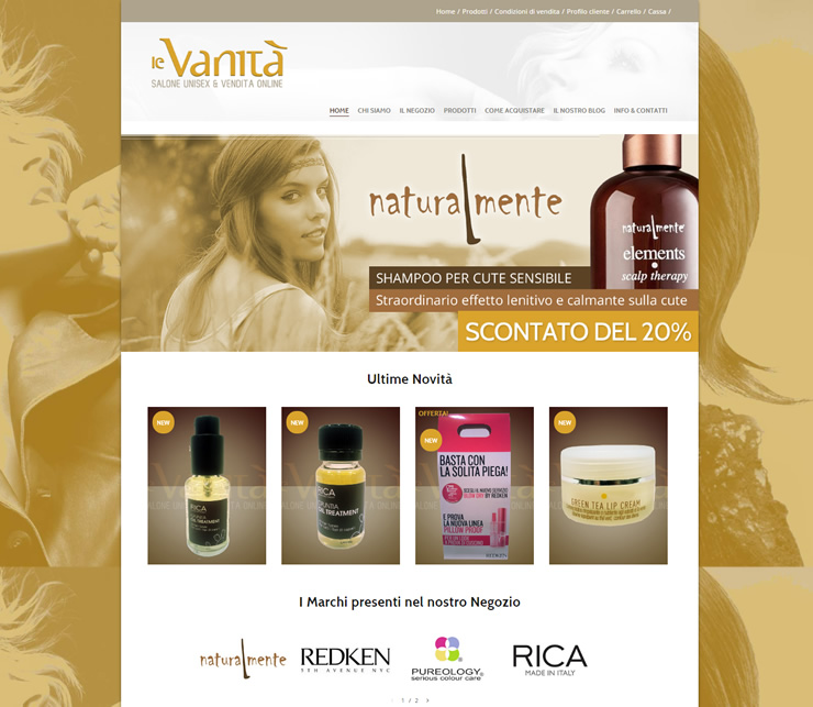 Prodotti Redken e prodotti Naturalmente acquistabili online