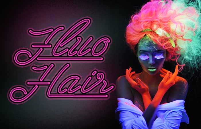 fluo hair